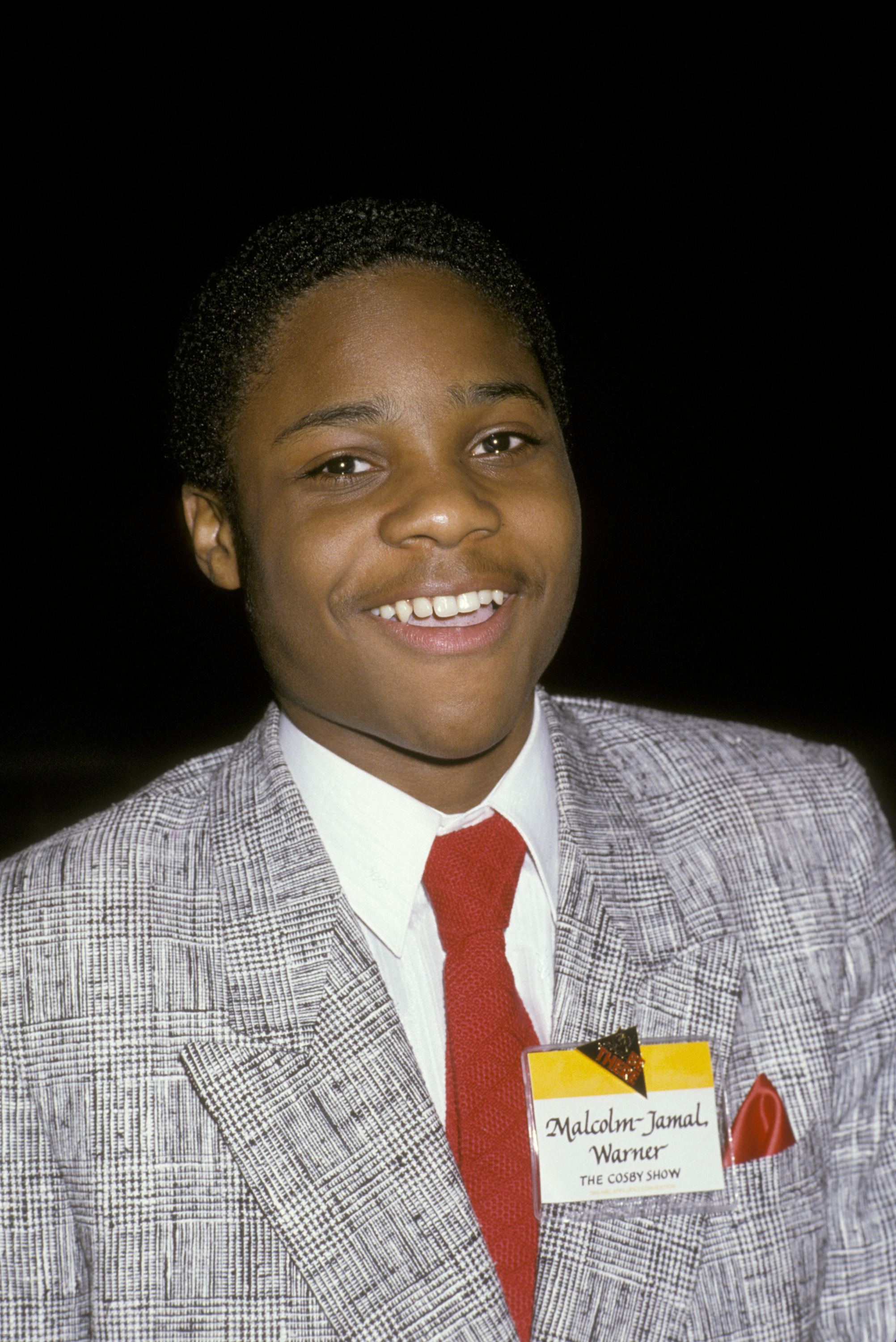 Malcolm-Jamal Warner at the NBC TV Affiliates Party at the Century Plaza Hotel on May 12, 1985. | Source: Getty Images