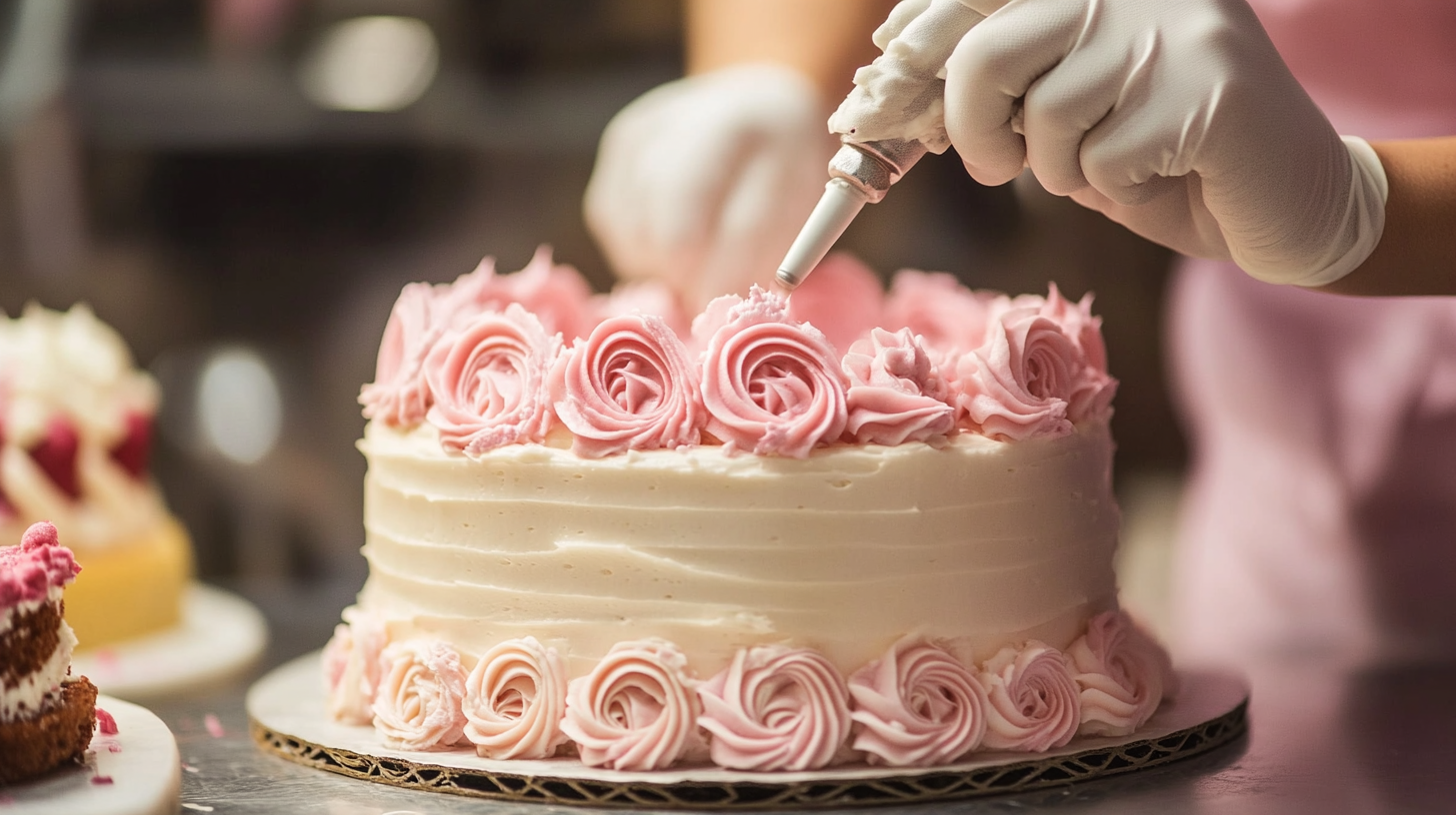A person holding a piping bag | Source: No source