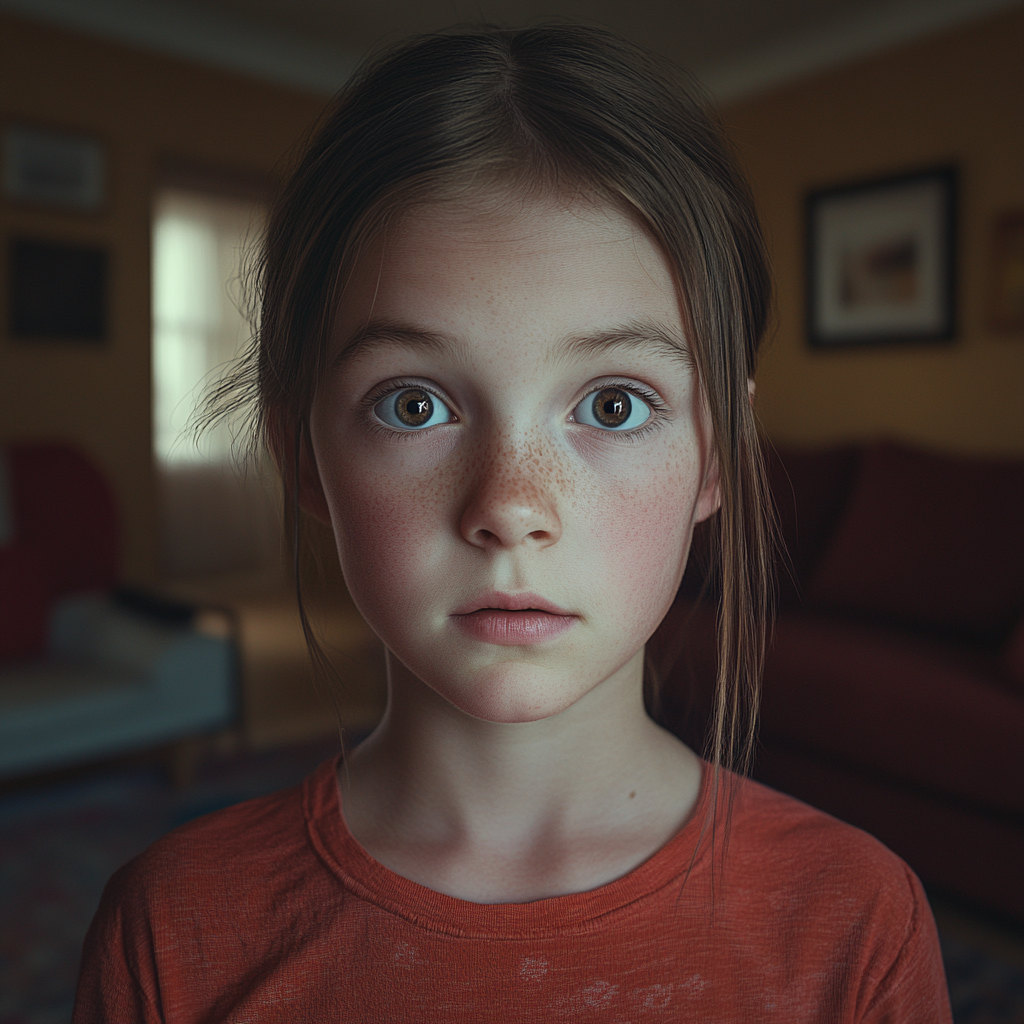 A girl standing in her house | Source: No source