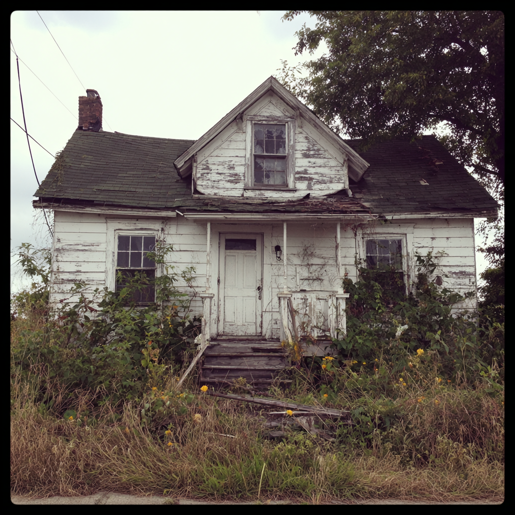 The exterior of a run-down house | Source: No source