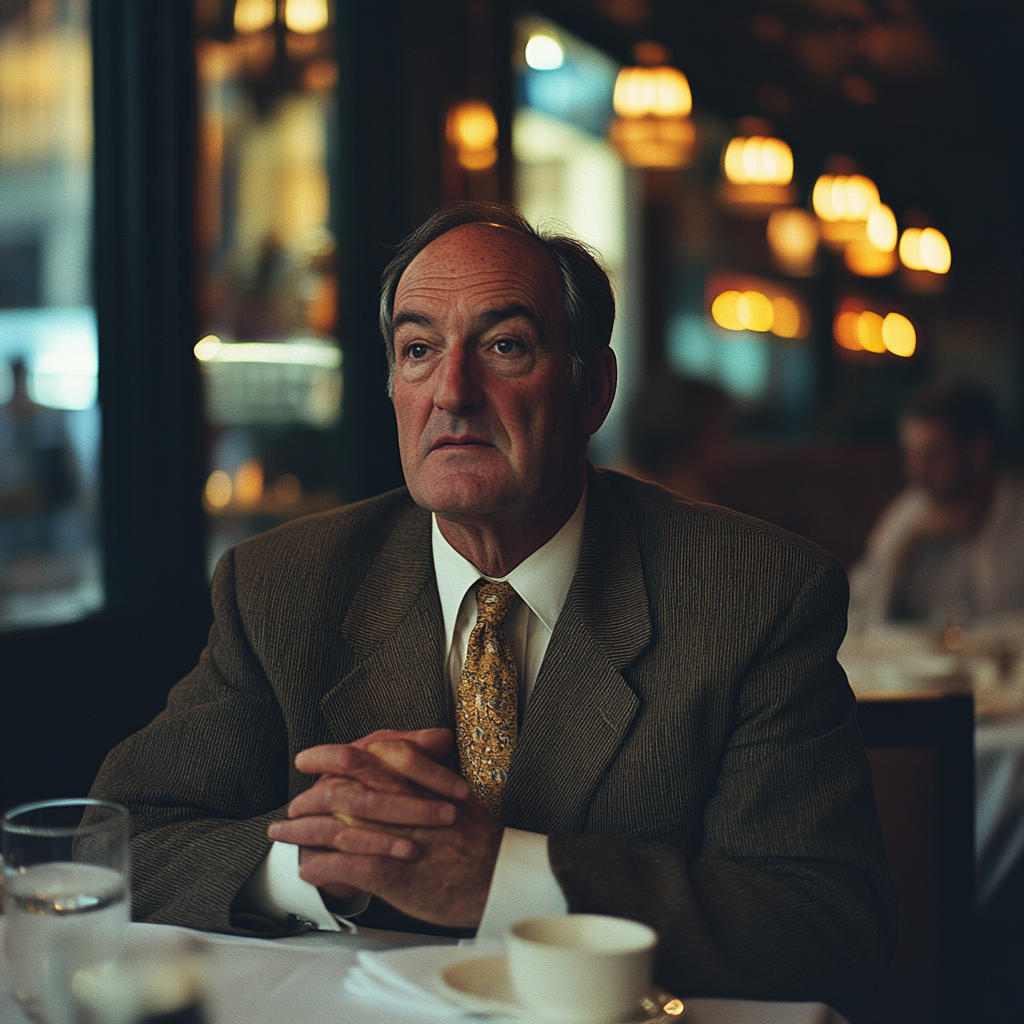 A serious man talking | Source: No source