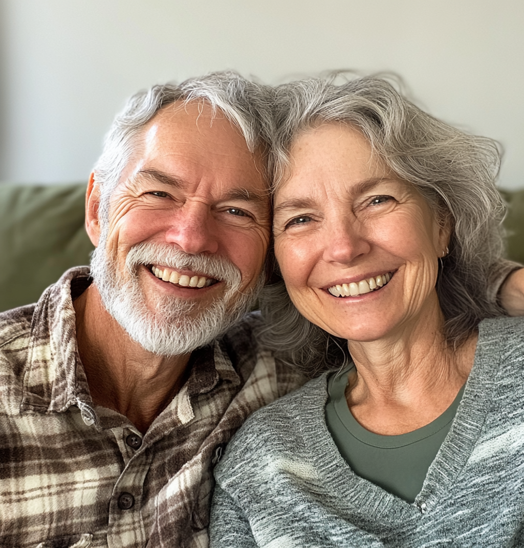 A smiling older couple | Source: no source