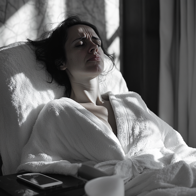 A woman relaxing at a spa | Source: no source
