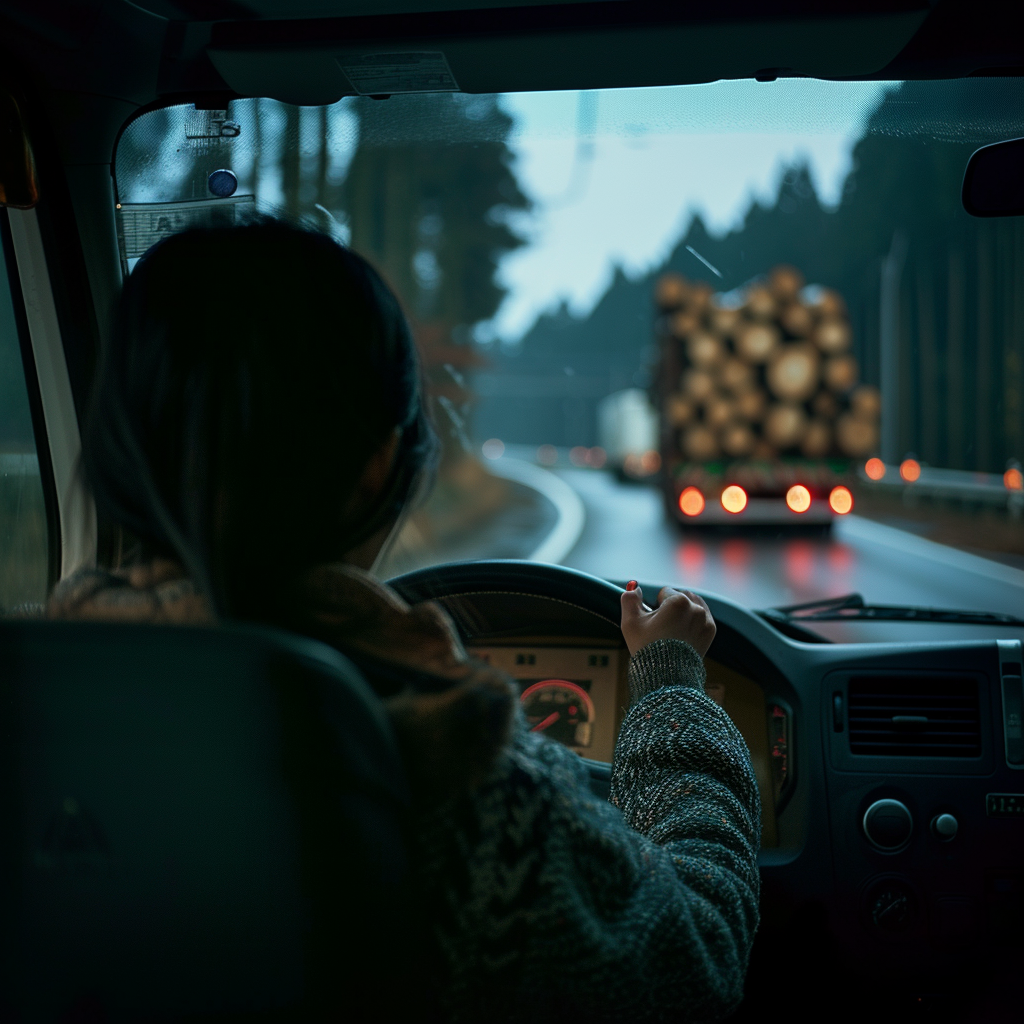 A woman driving | Source: no source