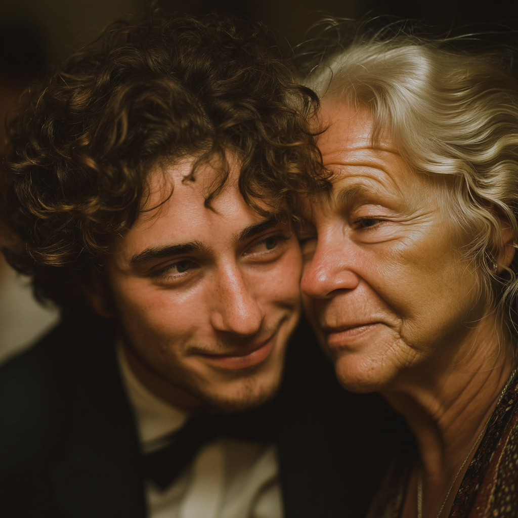 A mother and son hugging | Source: No source