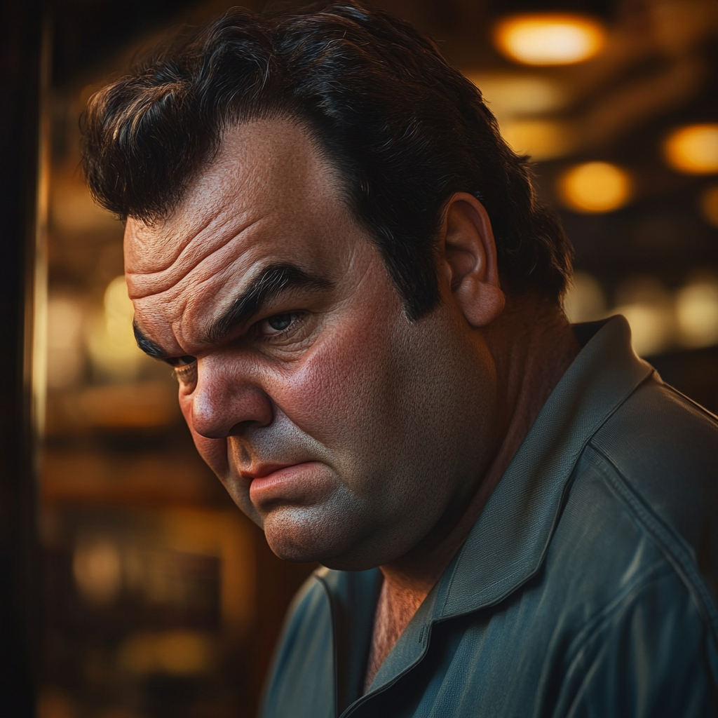 A man scowling | Source: no source