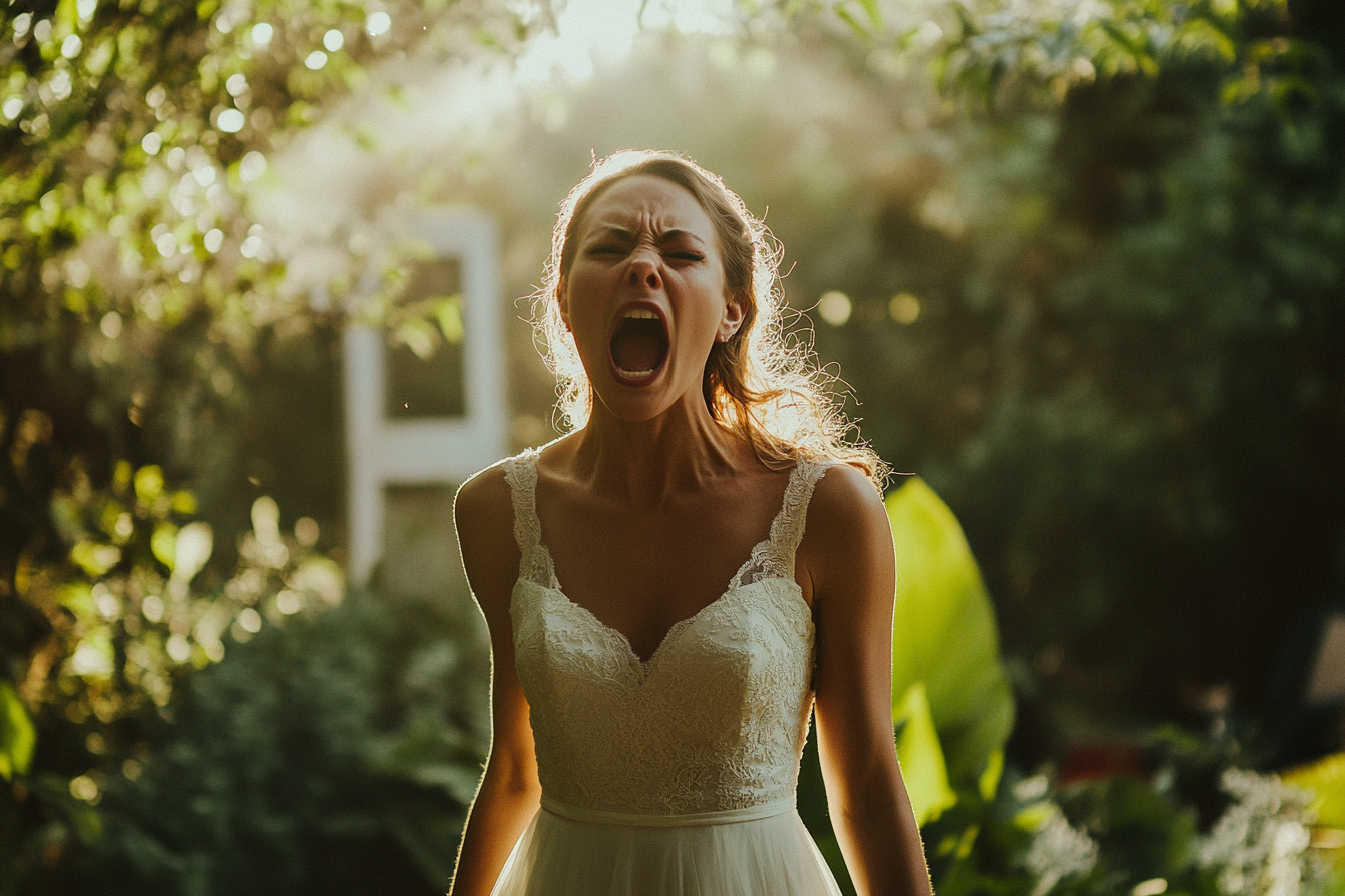A bride yelling at someone | Source: No source