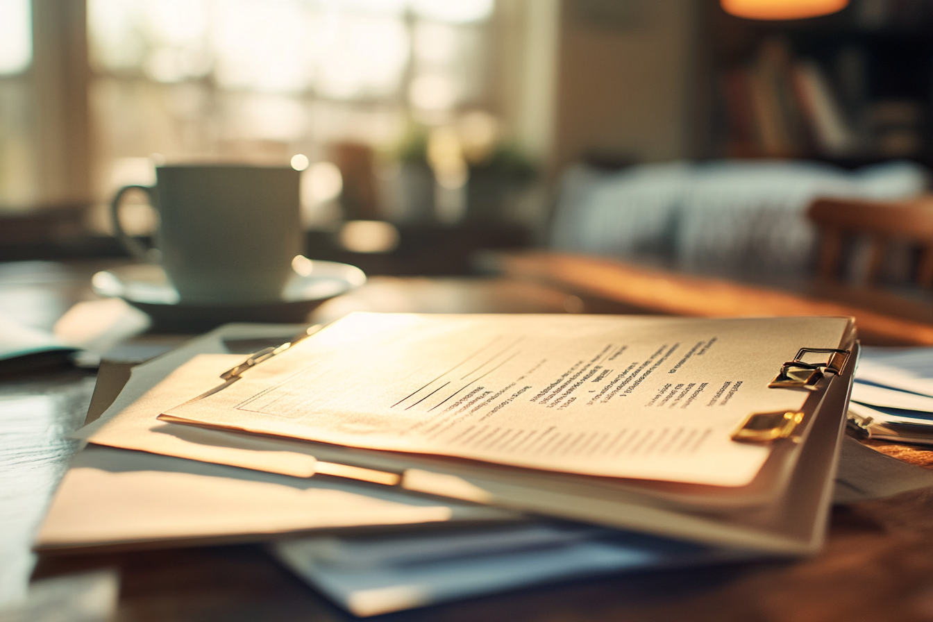 Documents on a table | Source: no source
