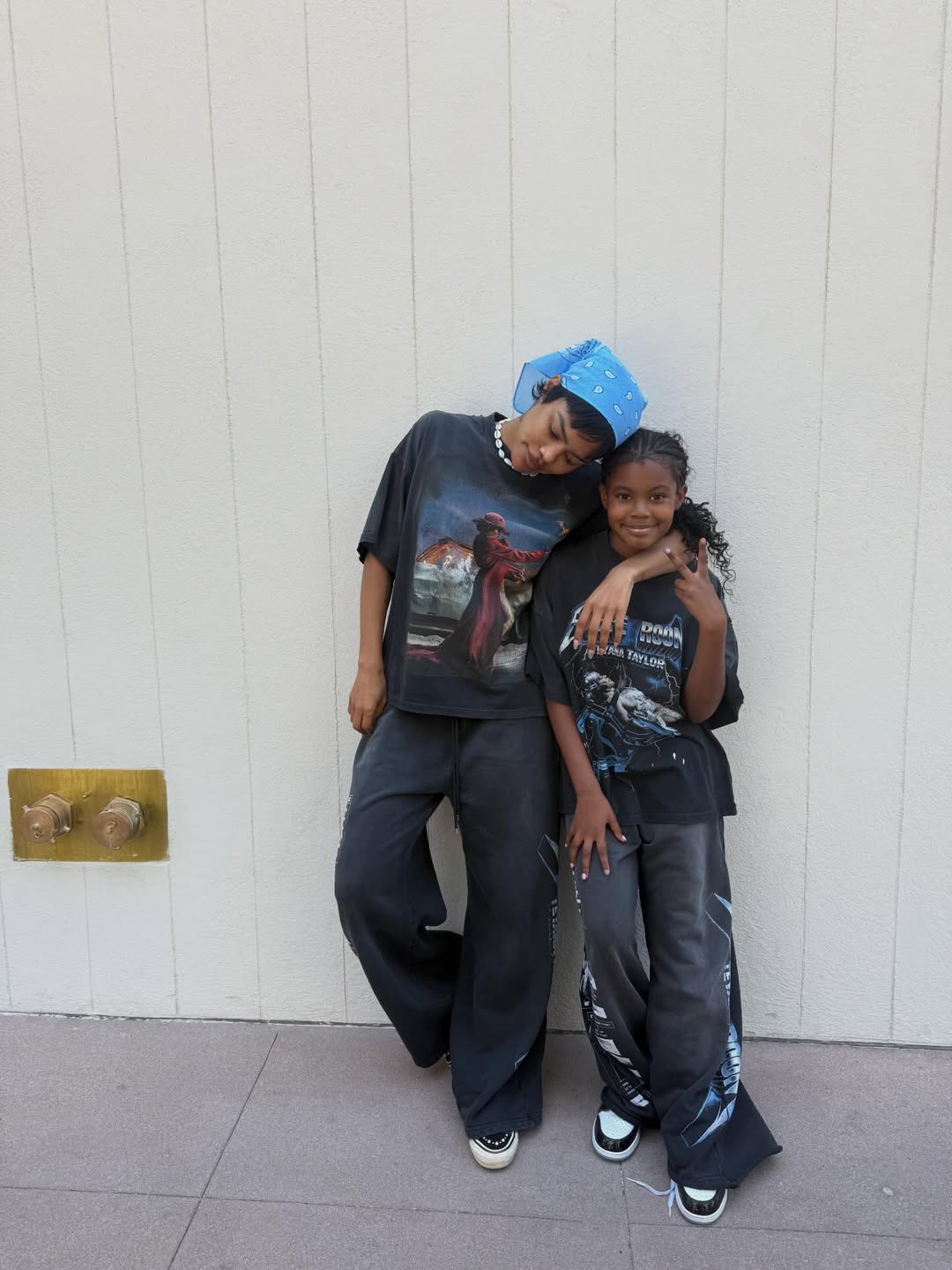 Teyana Taylor and her eldest daughter, Junie Shumpert, from a post dated December 17, 2025 | Source: Instagram/teyanataylor