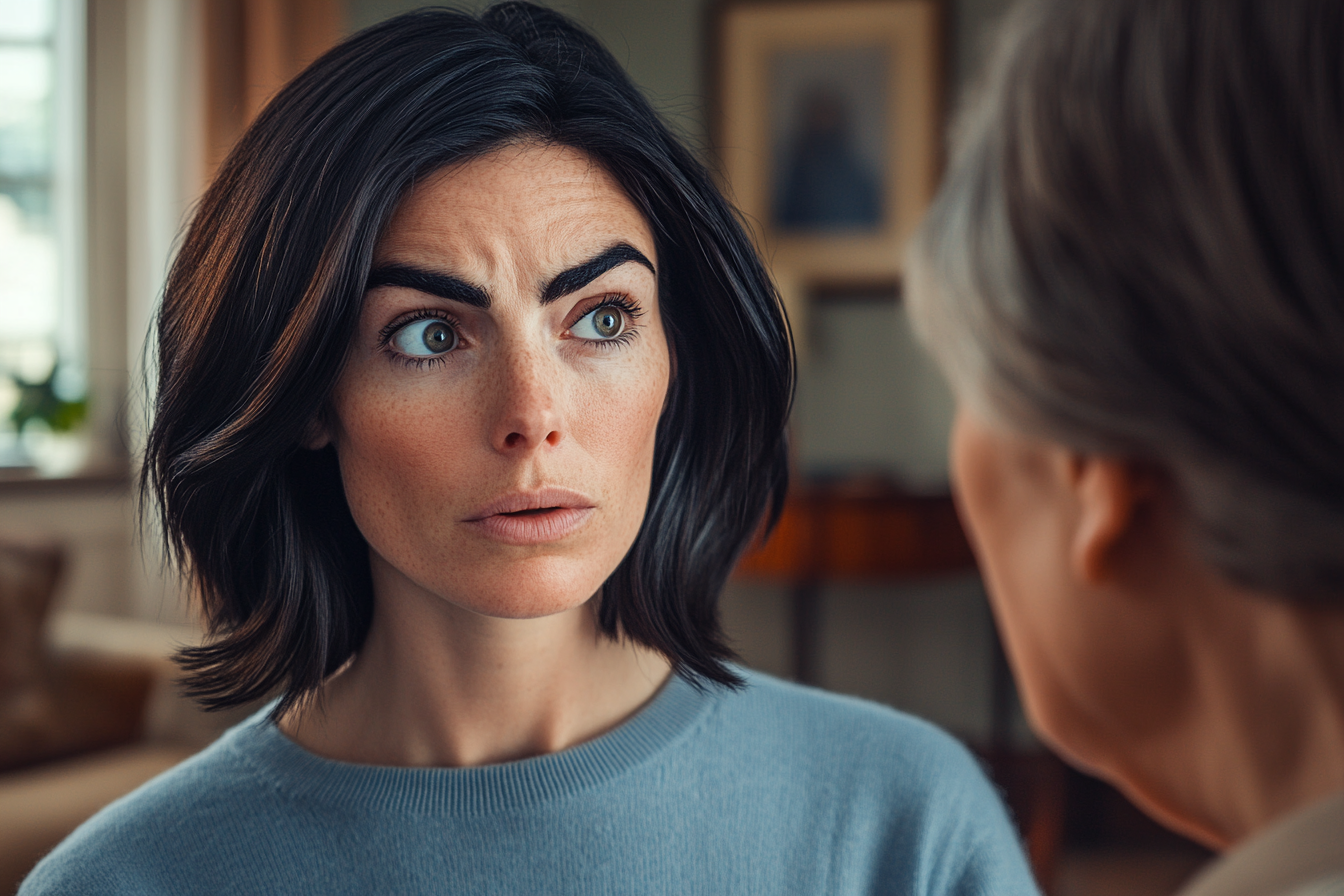A woman with a surprised look on her face | Source: No source