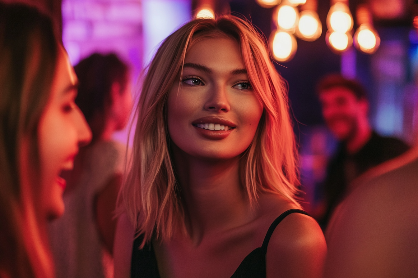 A blonde woman at a party | Source: no source