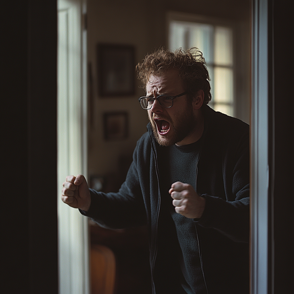 A man shouting | Source: No source