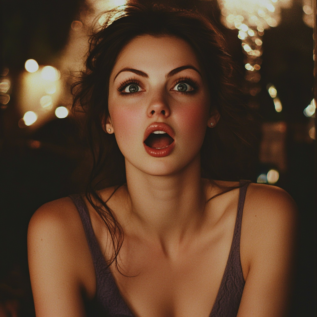 A woman gaping in shock | Source: No source