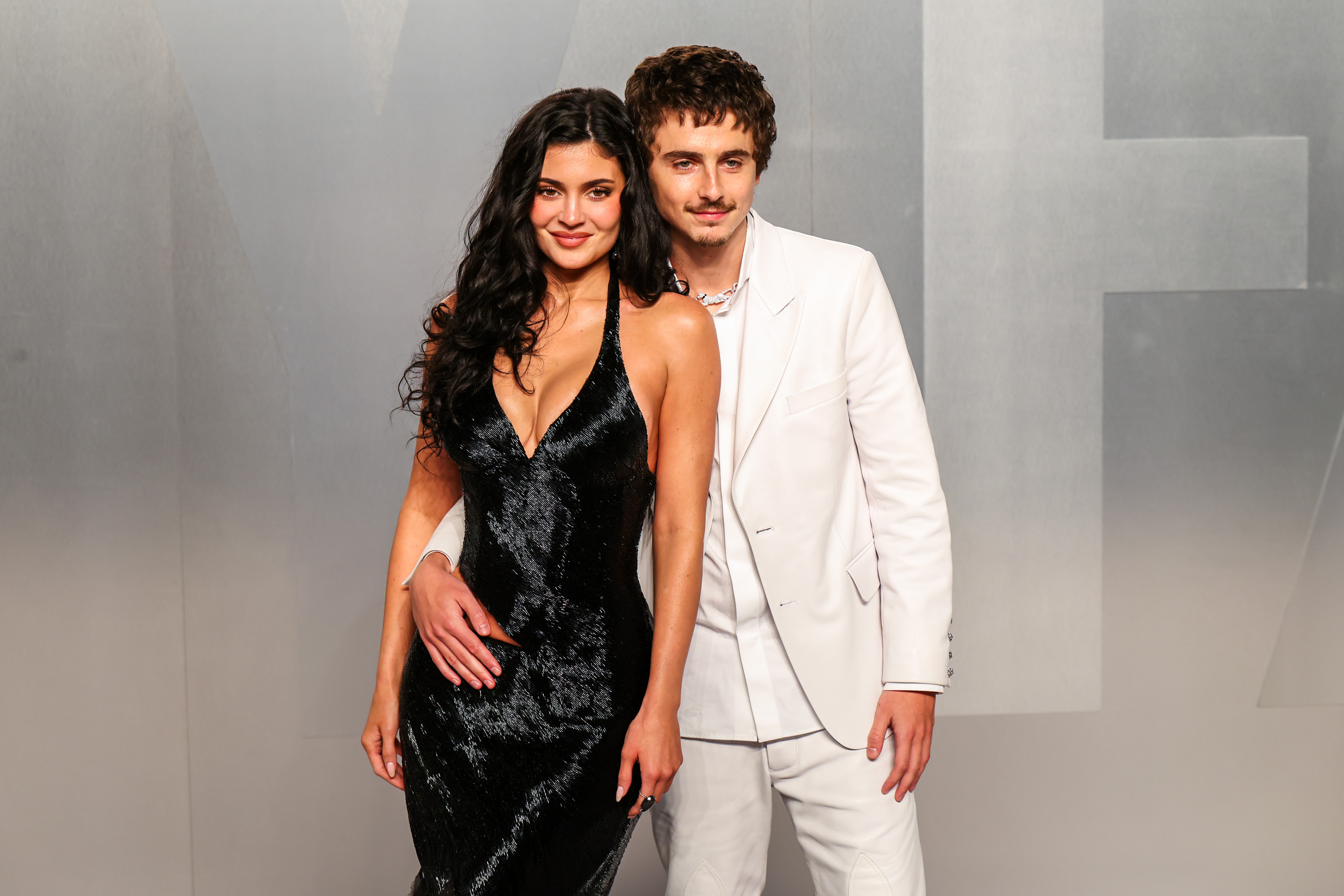 Kylie Jenner and Timothée Chalamet attends The Vanity Fair Oscar party held at the LACMA's new David Geffen Galleries in Los Angeles, CA, Sunday, March 15, 2026. | Source: Getty Images