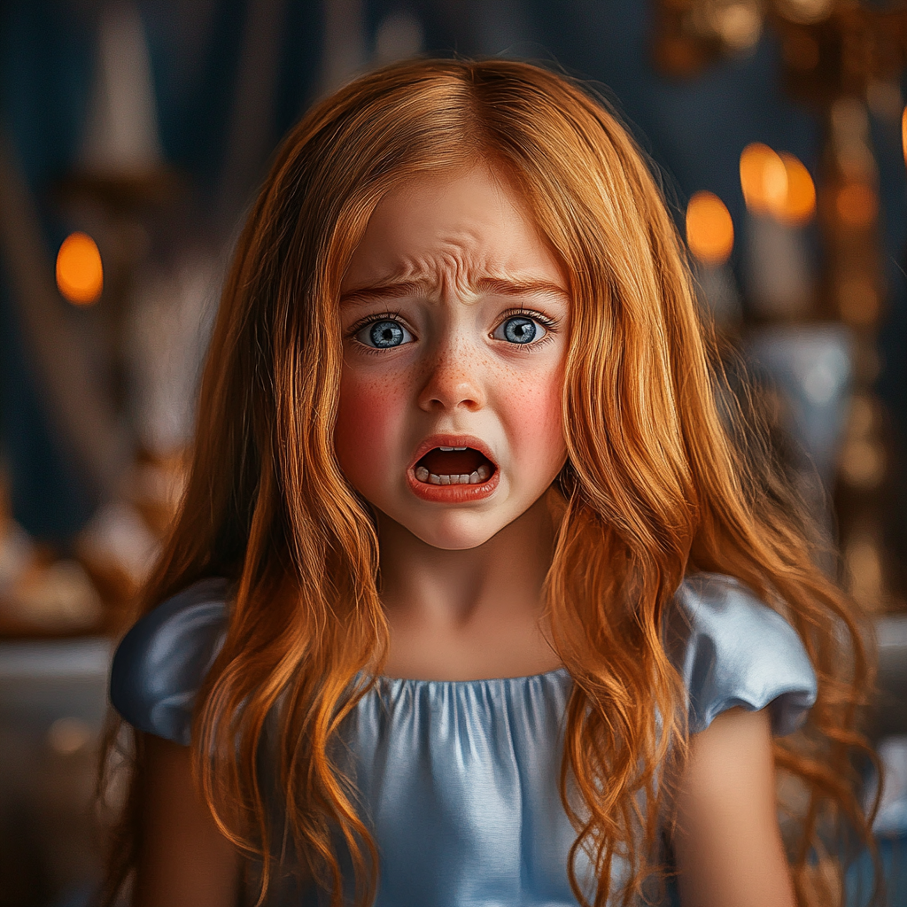 An anxious little girl | Source: no source