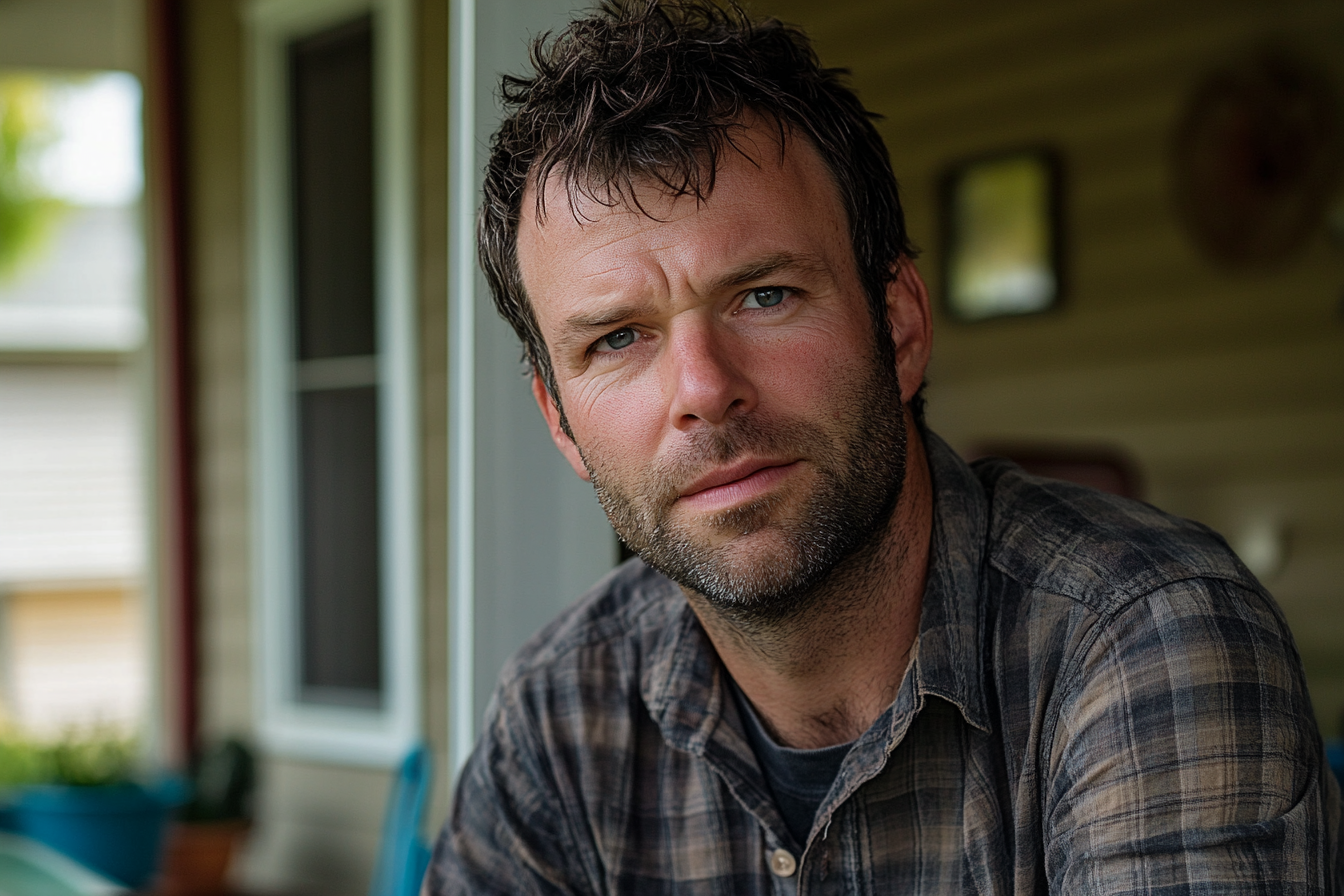 A man on a porch | Source: No source
