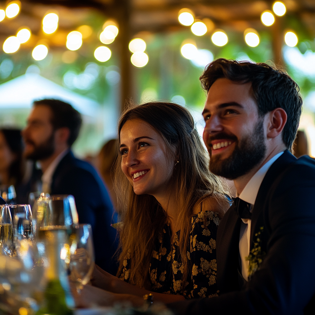 Guests at a wedding | Source: no source