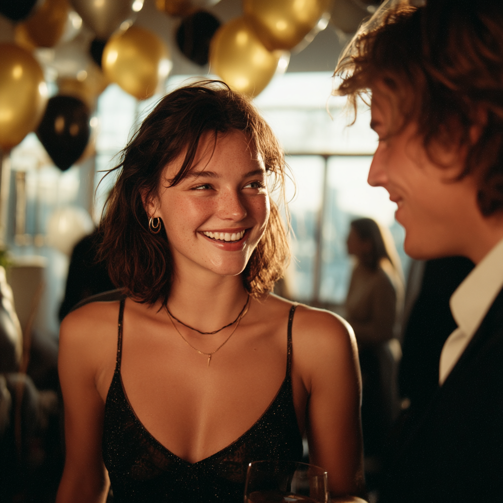 A man and woman laughing | Source: No source