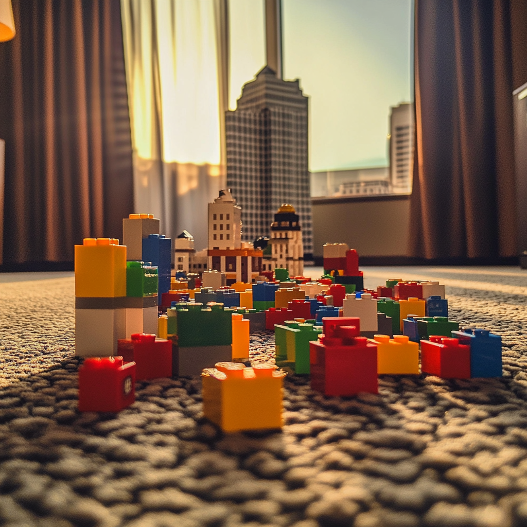 LEGO blocks on a carpet | Source: no source