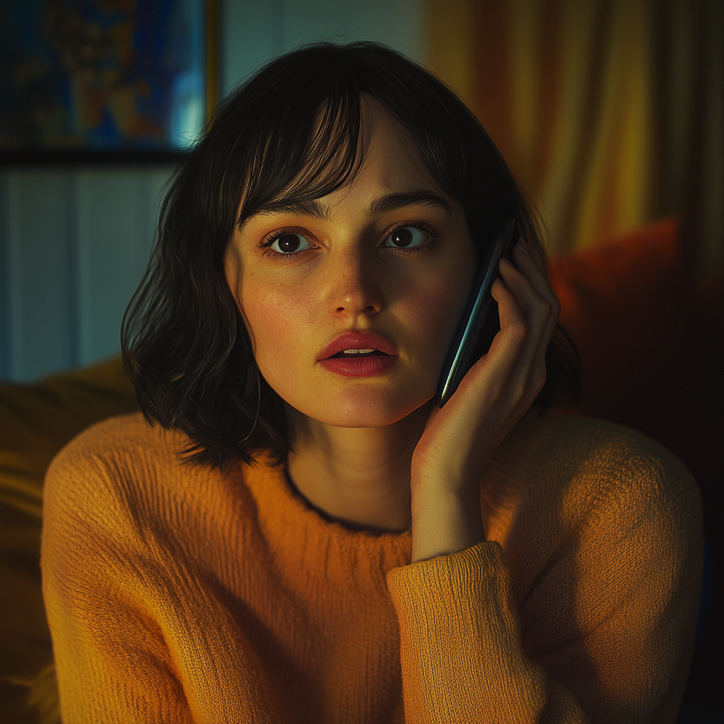 A woman talking on the phone | Source: No source