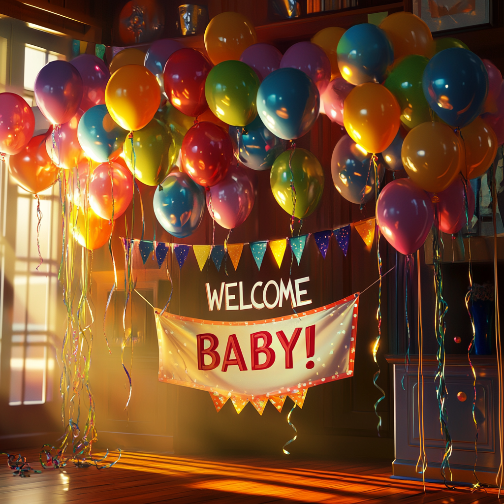 A banner at a party | Source: No source