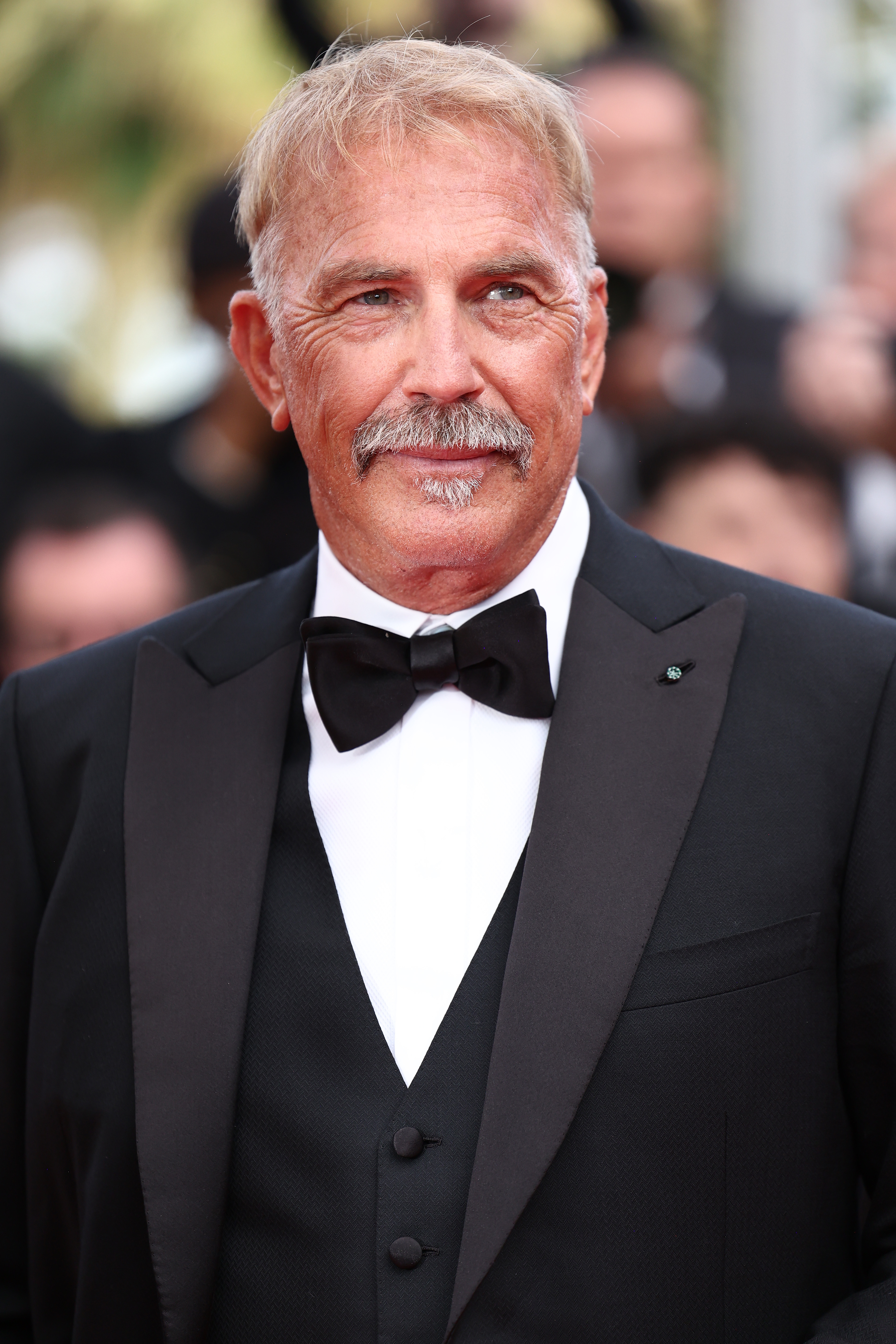 Kevin Costner on the red carpet for "Horizon: An American Saga" at the 77th annual Cannes Film Festival in Cannes, France, on May 19, 2024 | Source: Getty Images