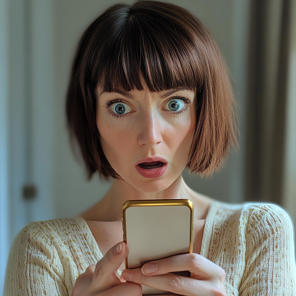 A close up of a shocked woman | Source: No source