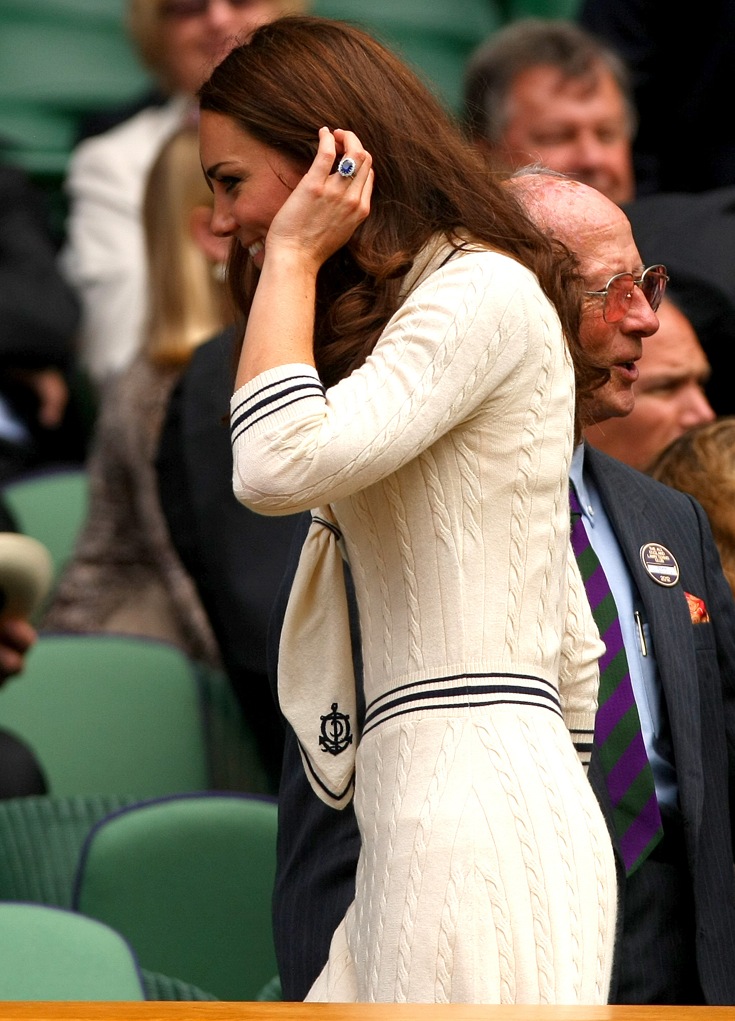 The Princess of Wales on day nine of the 2012 Wimbledon Championships at the All England Lawn Tennis and Croquet Club in London. | Source: Getty Images