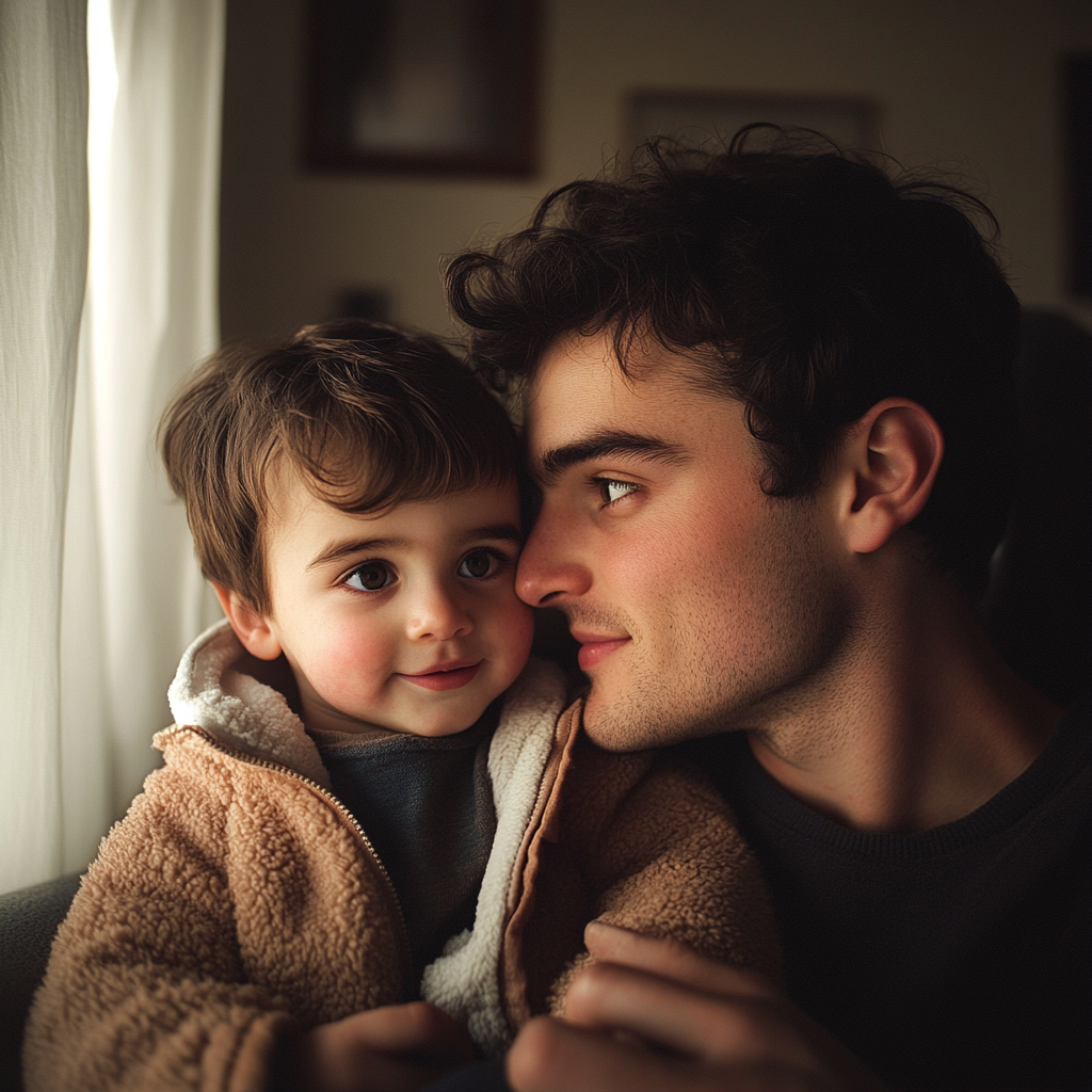 Man bonding with his son | Source: no source
