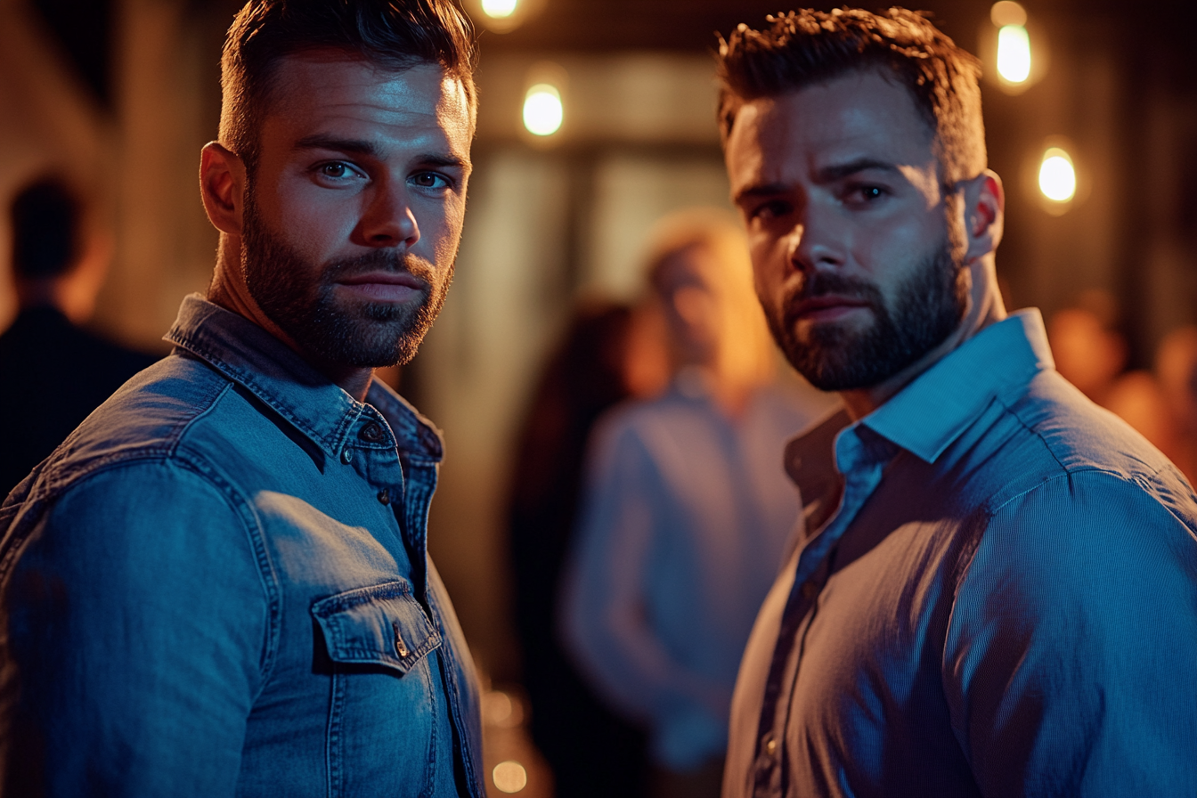 Two men looking straight ahead | Source: no source