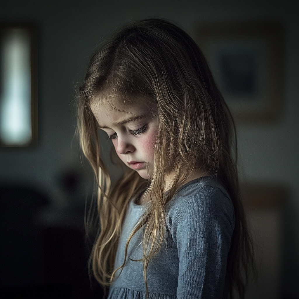 An upset little girl | Source: no source