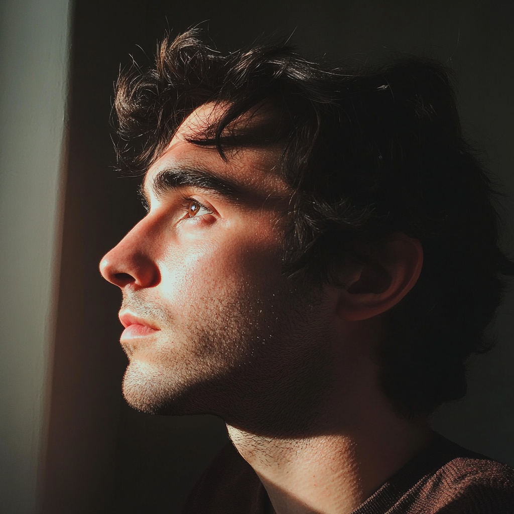 A man looking out a window | Source: no source