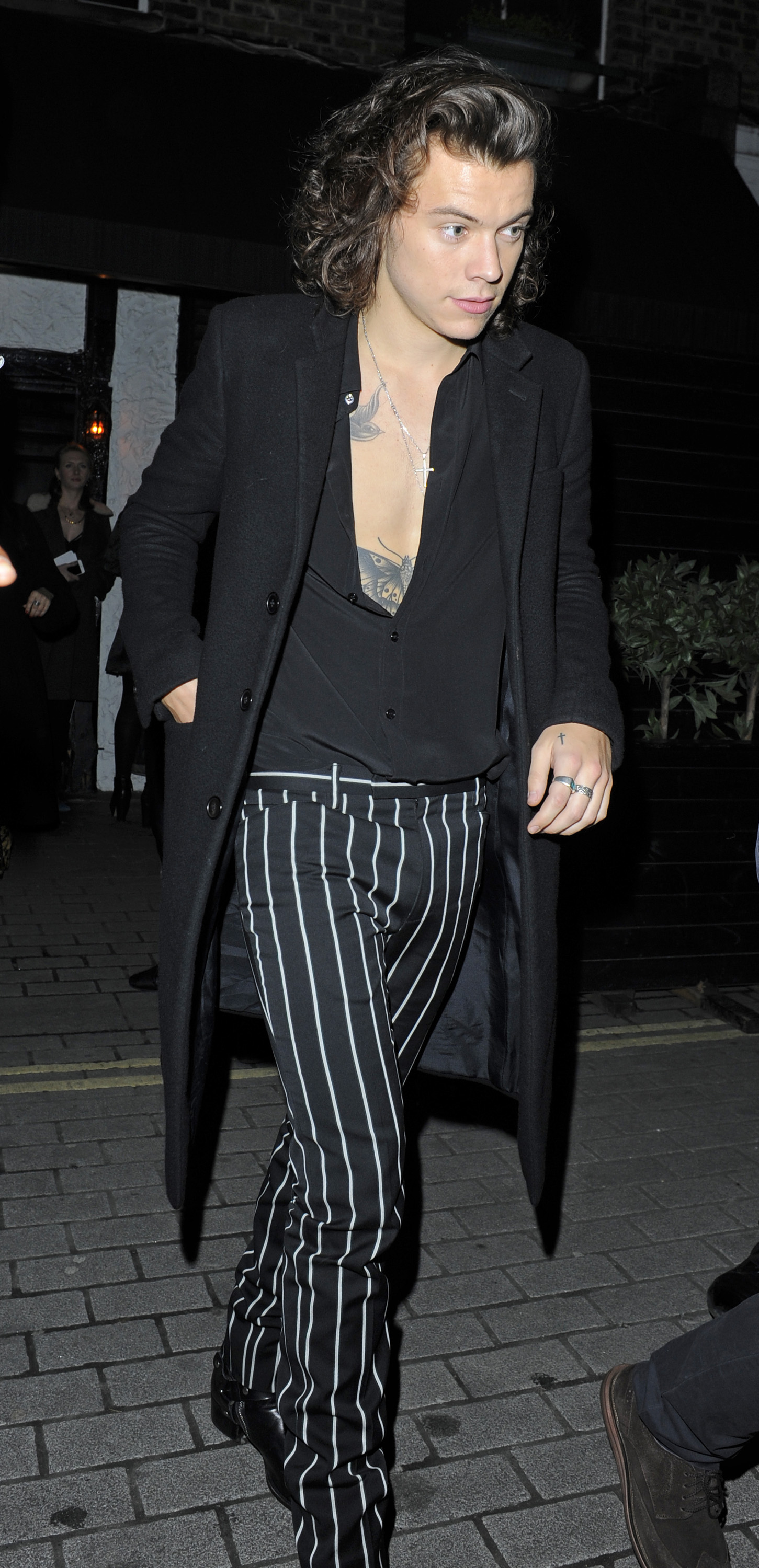 Harry Styles at the Glam Rock Christmas party on December 11, 2014, in London, England. | Source: Getty Images