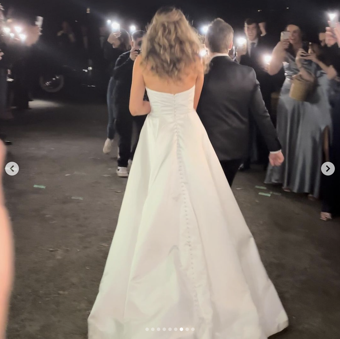 Lev and Elliott Bure during their wedding reception, dated January 2024 | Source: Instagram/SheleneBryan