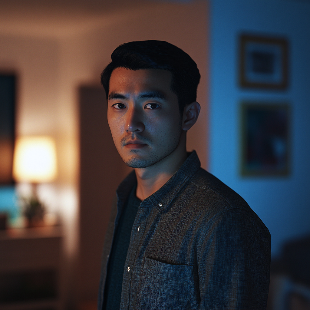A man looking straight ahead | Source: No source