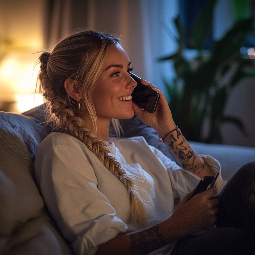 A woman talking on the phone | Source: No source