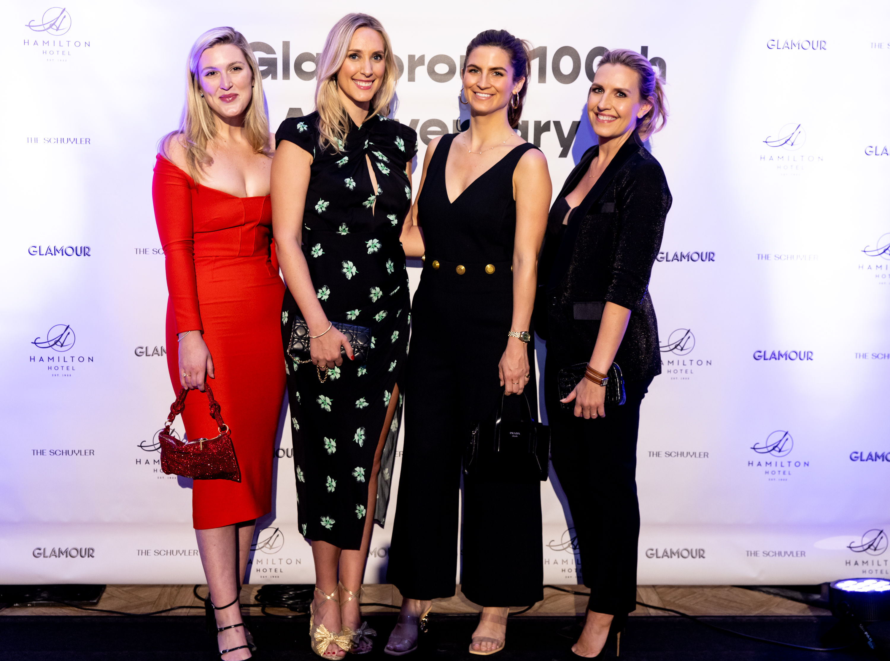 Olivia Nuzzi, Meredith McGraw, Kaitlan Collins, and Poppy Harlow attend A Glamorous 100th Anniversary with Glamour and Hamilton Hotel on October 11, 2022 | Source: Getty Images
