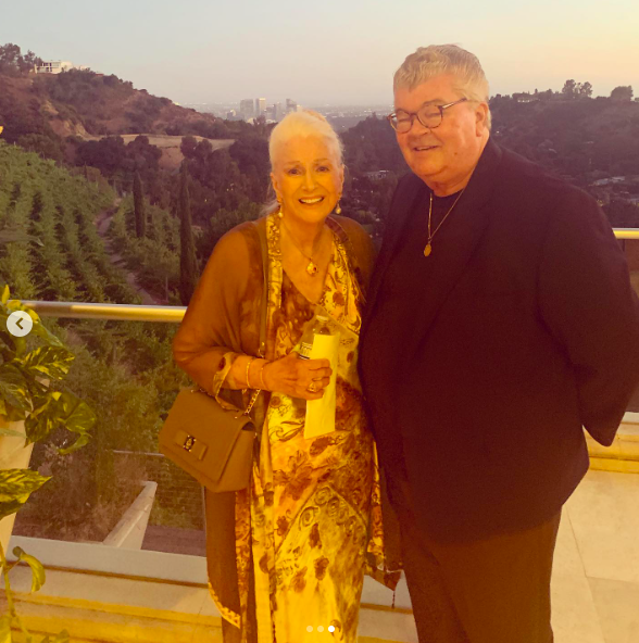 Diane Ladd and Robert Charles Hunter posing for a photo on a date night, posted on July 27, 2019. | Source: Instagram/rosedianeladd