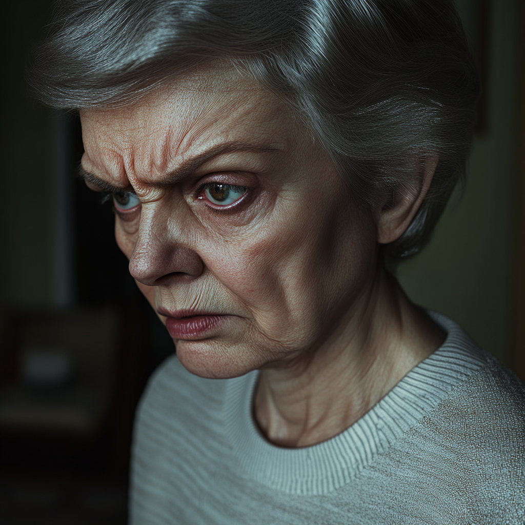 A woman looking down | Source: No source