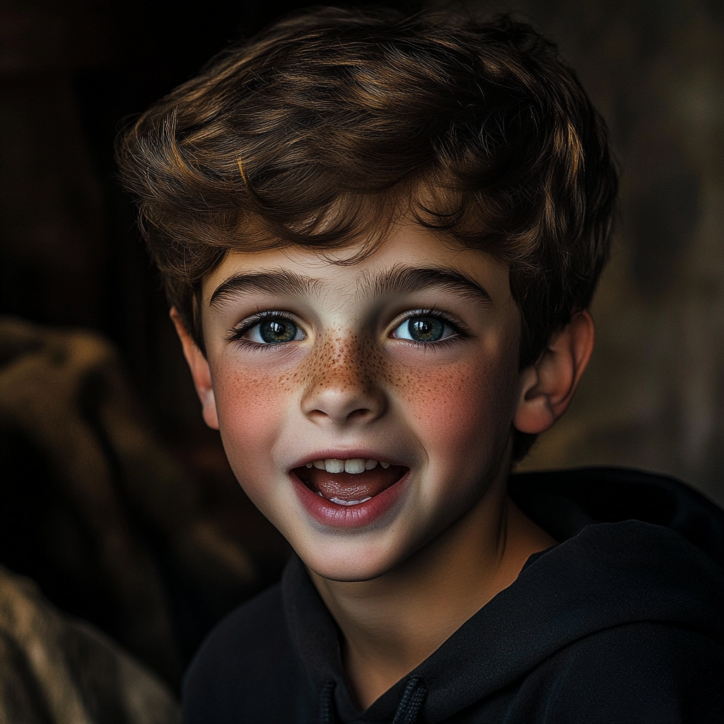 A delighted little boy | Source: no source