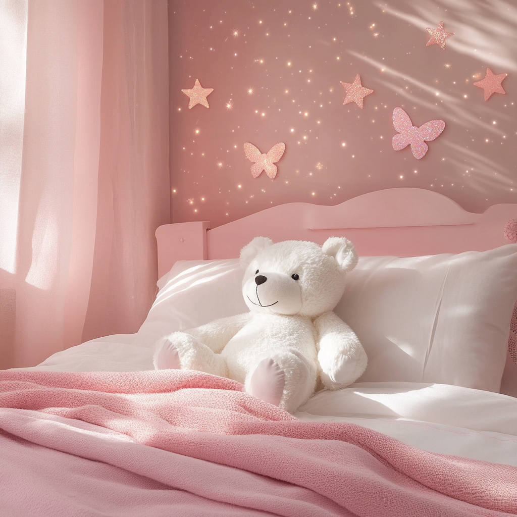 A pink bedroom | Source: No source
