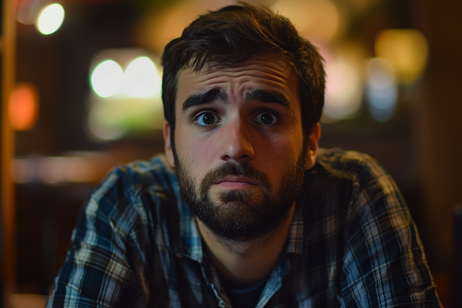 A man looking at someone | Source: No source