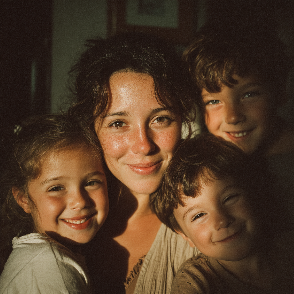 A mother and her children | Source: No source