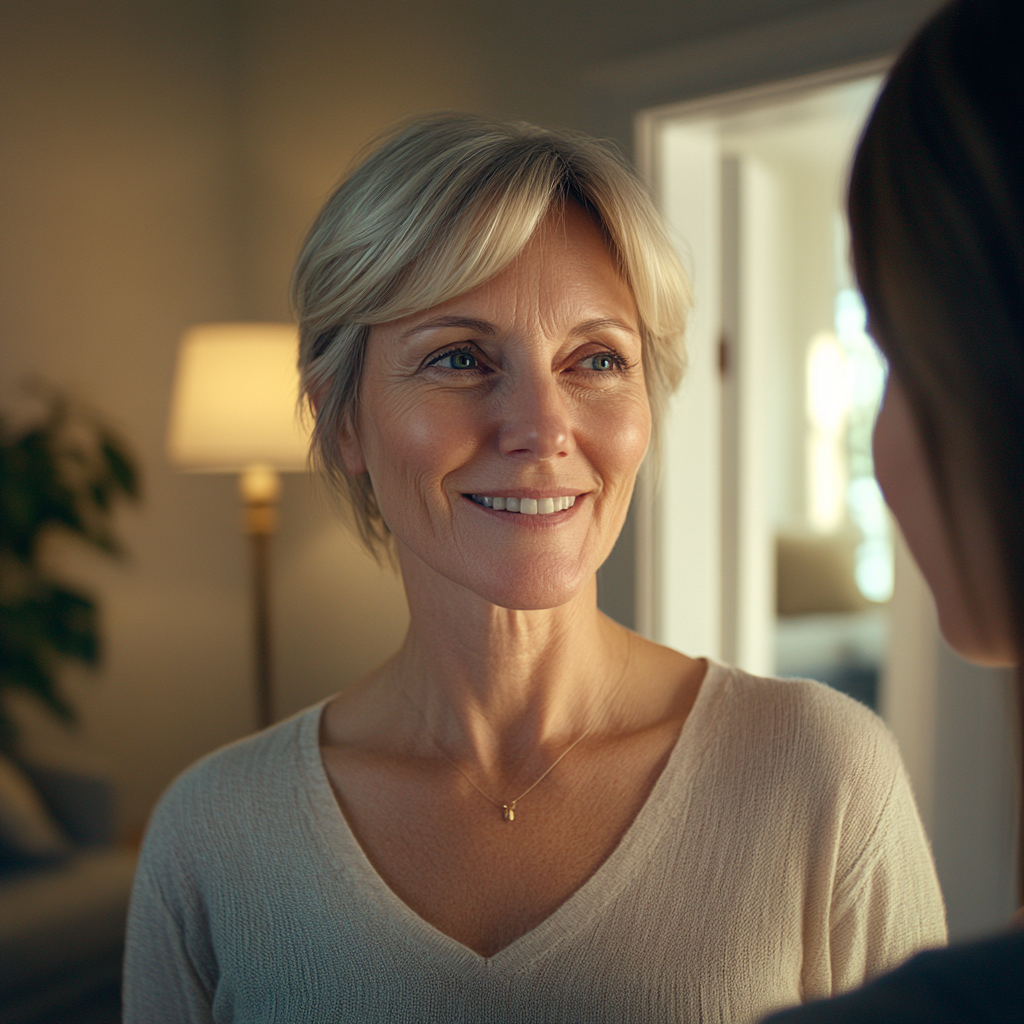 A woman talking to her daughter-in-law | Source: no source