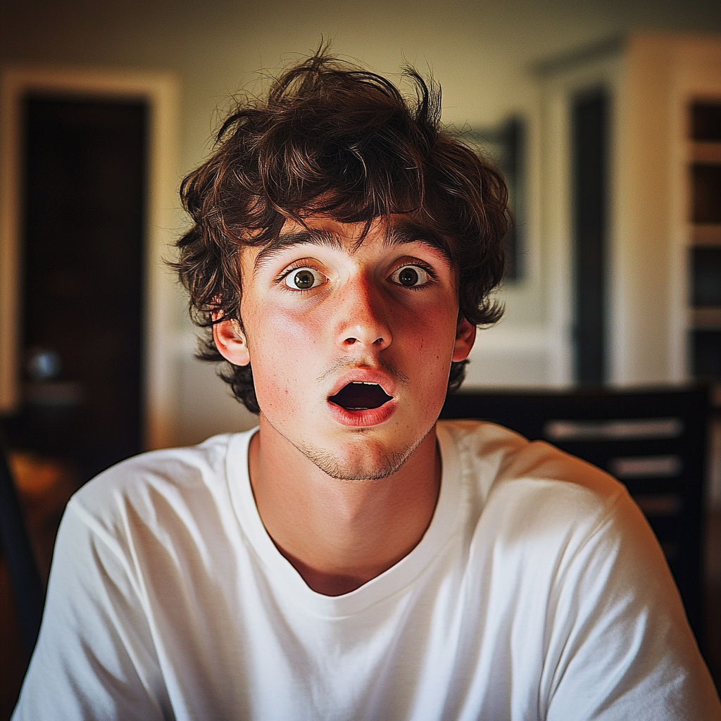 A shocked young man | Source: no source