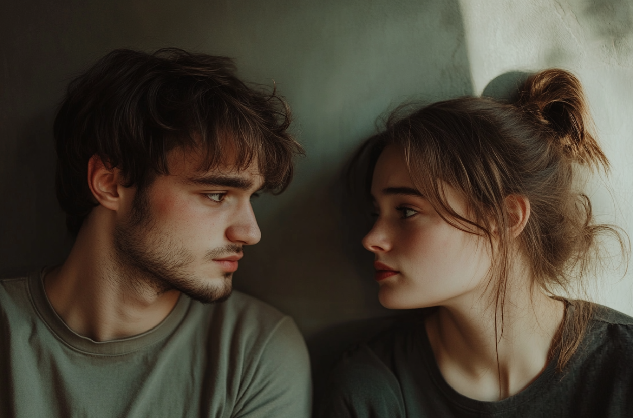Two people sharing a look | Source: No source