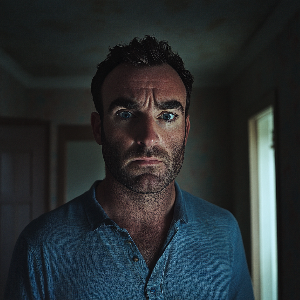 A man standing in an empty house | Source: no source