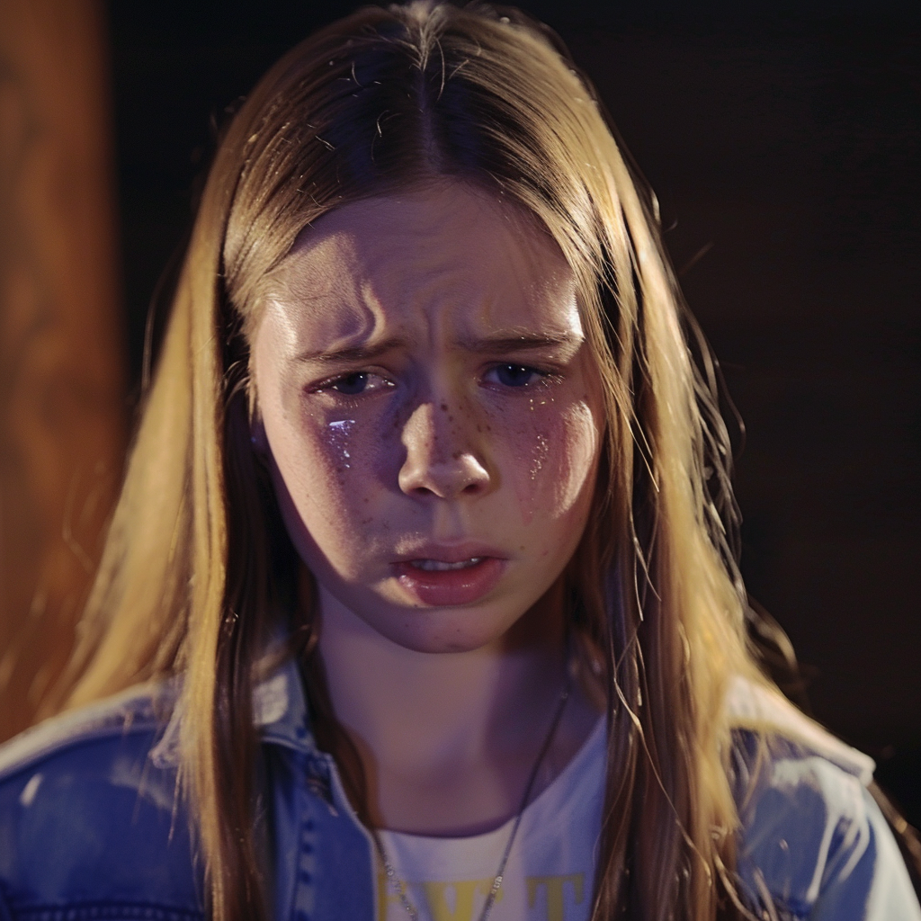 A young girl crying | Source: No source
