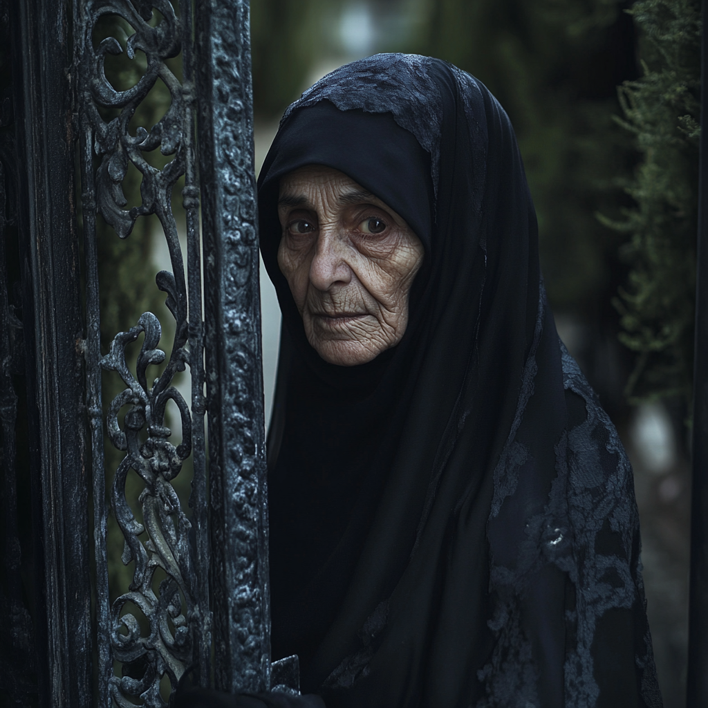 An old woman with an unsettling smile | Source: No source
