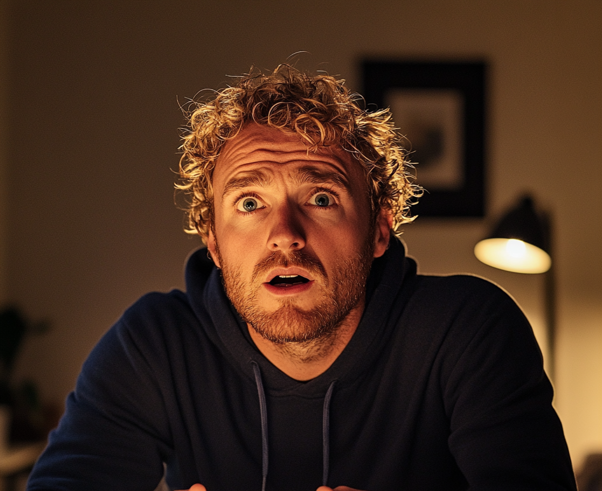 A surprised man | Source: no source